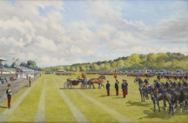 The Royal Hussars Guidon Parade 1990 Print