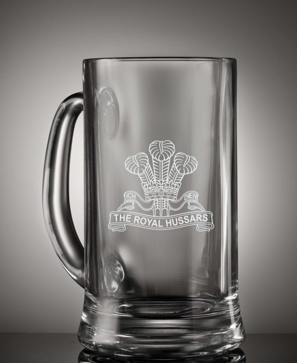 Glass Tankard - Royal Hussars (PWO)