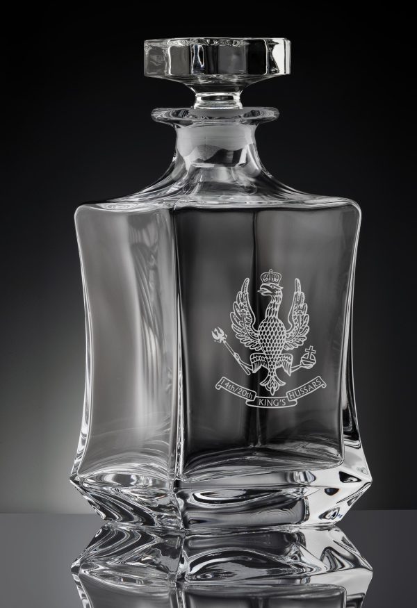 Glass Decanter - 14th/20th King's Hussars