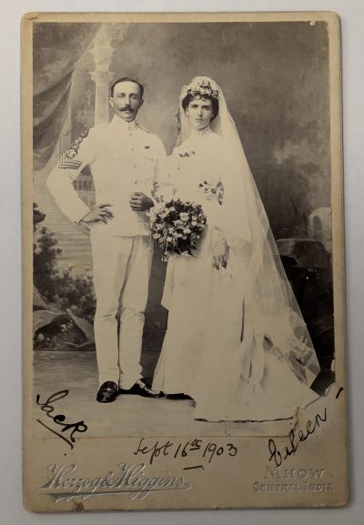 2. John 'Jack' and Eileen Fownes 16th Sept 1903