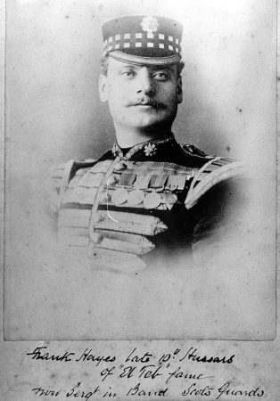 Frank Hayes in later life as a Band Sergeant in the Scots Guards. He was serving with the 10th Royal Hussars at El Teb in February 1884. (Image Credit: The National Army Museum, NAM. 1969-02-18-23)